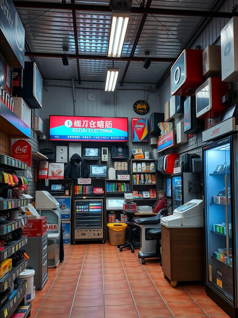 Kedai elektrik terpakai Johor