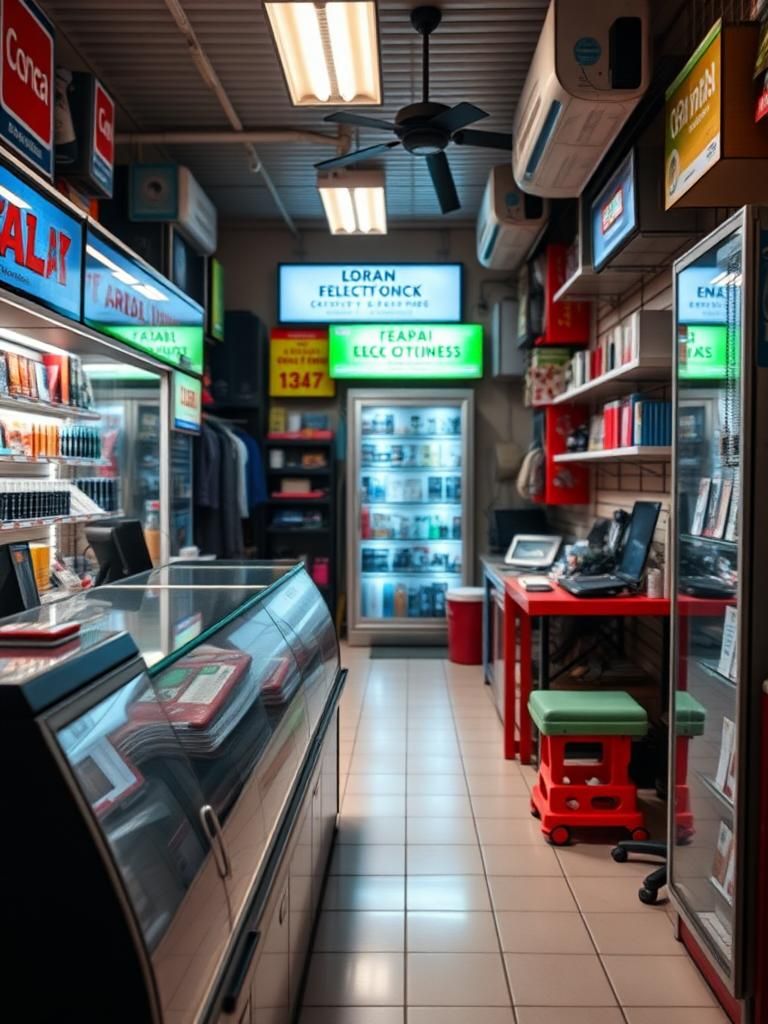 Kedai elektronik RJ jual barang elektrik terpakai