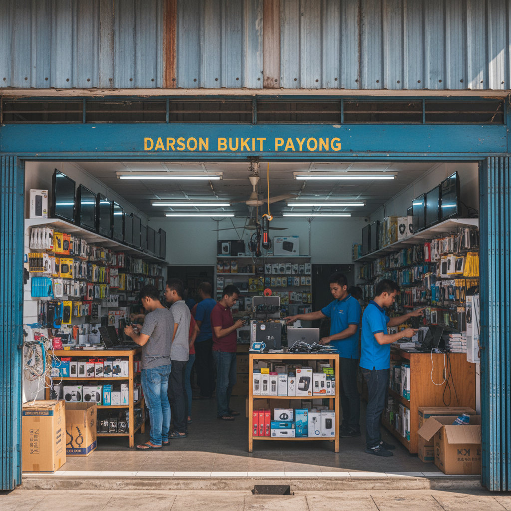 Pemandangan Indah Darson Bukit Payong