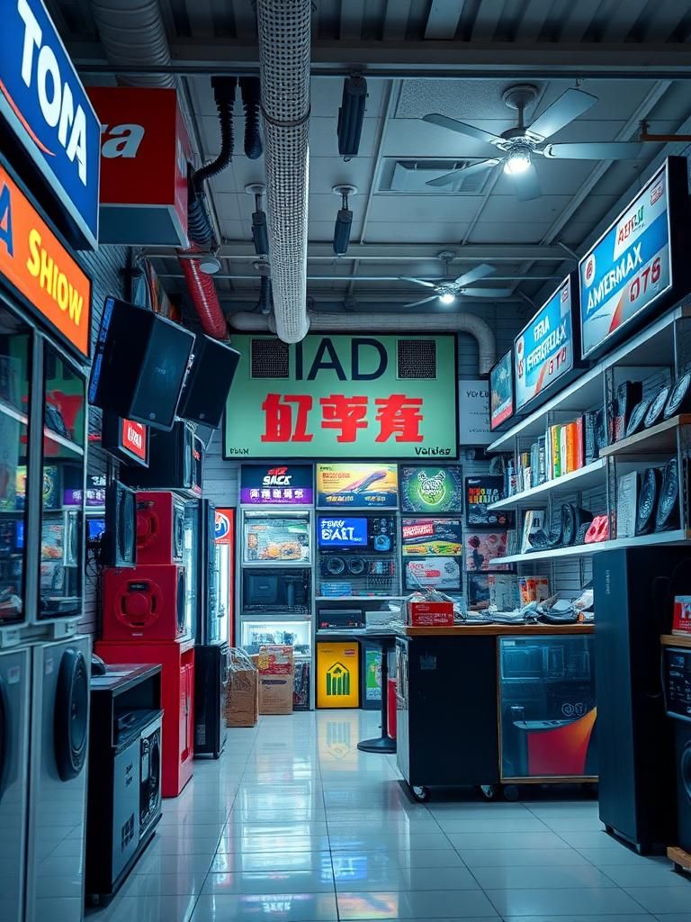 Perniagaan Elektronik Sentral ( TOA , Show , Amperes , Dynamax , Audio King , BMB , Dahua , IVA )