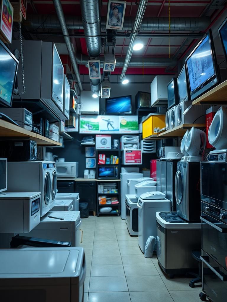 Repair mesin basuh, Iron philip amway, Peti sejuk, Tv LED dan lain2