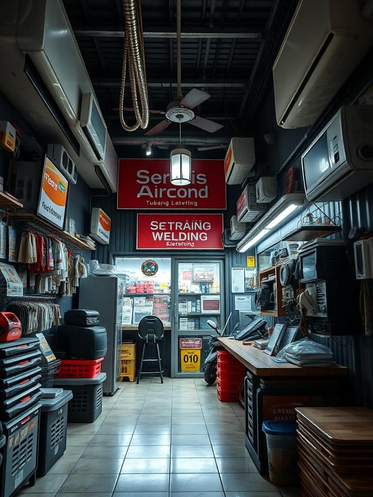 Servis Aircond Pendawaian Elektrik Tukang Welding