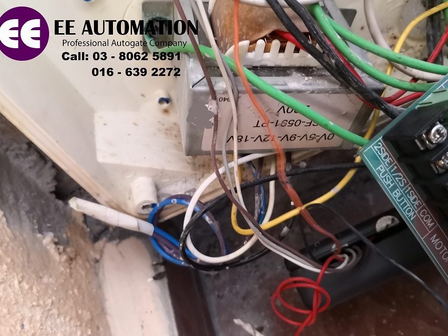 cc tv alam auto gate wayaring elektrik