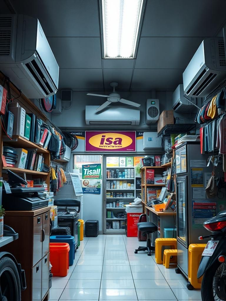 isa aircond Pusat Servis Hawa Dingin & Aksesori Kereta