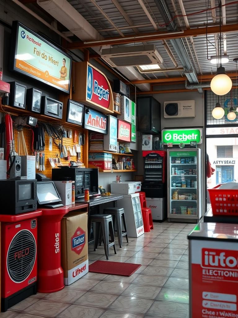 kedai barangan pagar elektrik